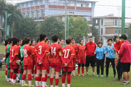 Đội tuyển U20 nữ Việt Nam chốt danh sách 25 cầu thủ dự Vòng loại châu Á