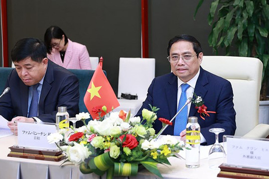 Thủ tướng Phạm Minh Chính tiếp Đoàn các tổ chức kinh tế Nhật Bản