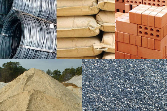 Giá vật liệu xây dựng tại Hà Nội: Cát và đá tăng, thép giảm