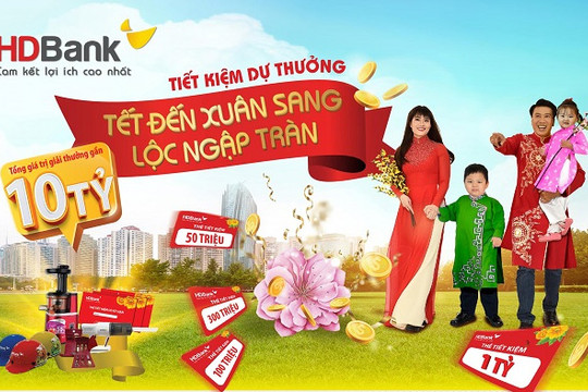 Gửi tiết kiệm tại HDBank, nữ khách hàng ở Hà Nội trúng 1 tỷ đồng
