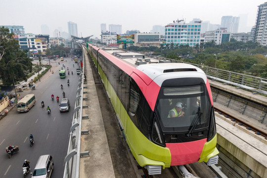 Đề xuất vận hành đoạn trên cao tuyến đường sắt Nhổn - ga Hà Nội vào tháng 8-2023