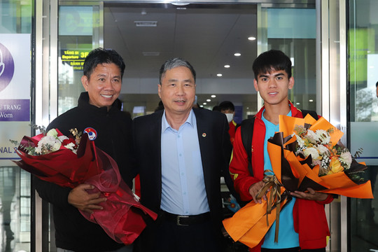 Đội tuyển U20 Việt Nam về nước sau hành trình tại Vòng chung kết U20 châu Á 2023