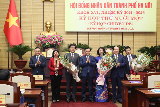 Ban hành nghị quyết xác nhận kết quả bầu Phó Chủ tịch UBND thành phố Hà Nội