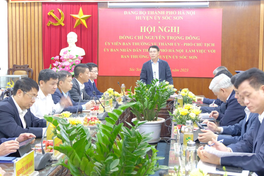 Ưu tiên đầu tư các dự án hạ tầng kỹ thuật - xã hội cho huyện Sóc Sơn