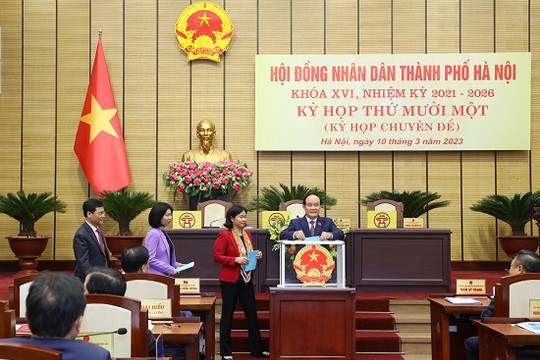 Xác nhận kết quả miễn nhiệm và bầu bổ sung Ủy viên UBND thành phố Hà Nội