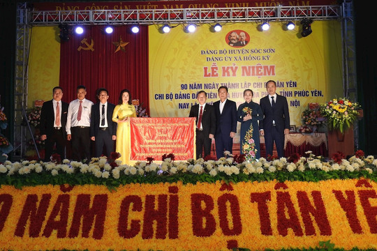Sóc Sơn kỷ niệm 90 năm Ngày thành lập Chi bộ Đảng Tân Yên
