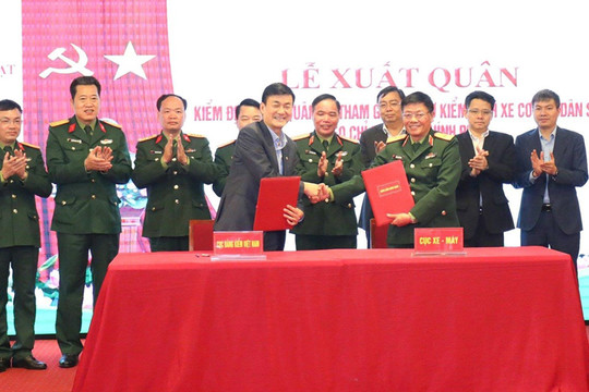 Cục Đăng kiểm Việt Nam bắt đầu tiếp nhận 40 kiểm định viên quân sự