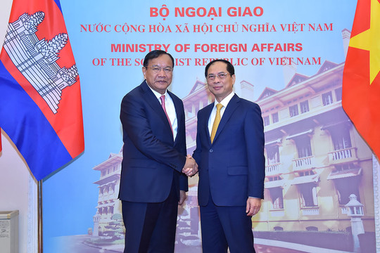 Việt Nam – Campuchia nhất trí  tăng cường hợp tác song phương trên nhiều lĩnh vực