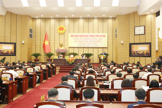 HĐND thành phố Hà Nội ban hành hai nghị quyết quan trọng
