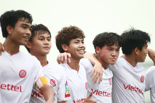 Thắng thuyết phục U17 Hồng Lĩnh Hà Tĩnh, U17 Viettel lên ngôi vô địch giải bóng đá U17 quốc gia