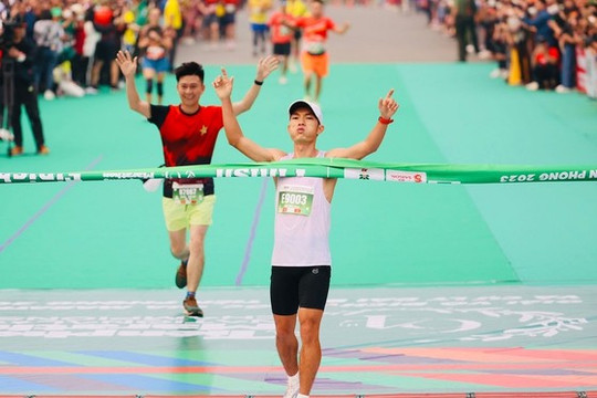 Các tuyển thủ quốc gia thống lĩnh ngôi vô địch các nội dung tại Tiền Phong Marathon 2023