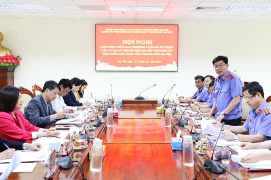 Tỷ lệ truy tố đúng thời hạn, đúng tội danh của Viện Kiểm sát nhân dân thành phố Hà Nội đạt 100%