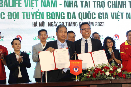 Lễ công bố nhà tài trợ của các đội tuyển bóng đá quốc gia Việt Nam năm 2023
