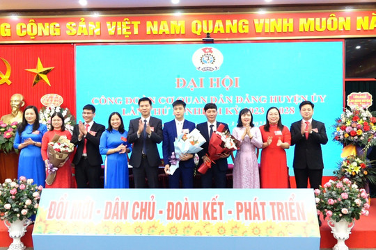 Công đoàn cơ quan Dân Đảng Huyện ủy Thanh Oai tổ chức Đại hội lần thứ II, nhiệm kỳ 2023-2028