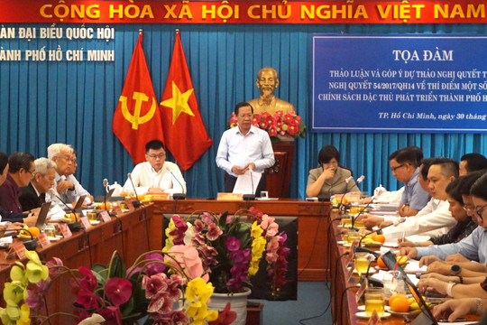 Tạo cơ chế đặc thù khai phóng các nguồn lực của thành phố Hồ Chí Minh