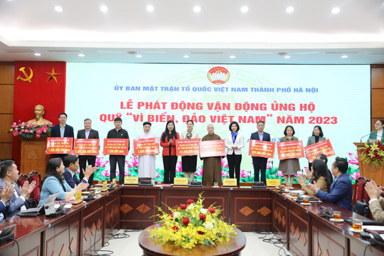 Hà Nội ra lời kêu gọi ủng hộ Quỹ ''Vì biển, đảo Việt Nam'' năm 2023