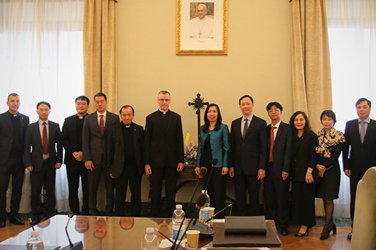 Không ngừng thúc đẩy quan hệ Việt Nam – Tòa thánh Vatican