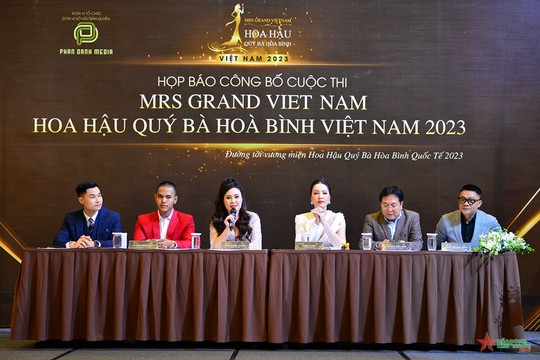Công bố cuộc thi Hoa hậu Quý bà hòa bình Việt Nam 2023