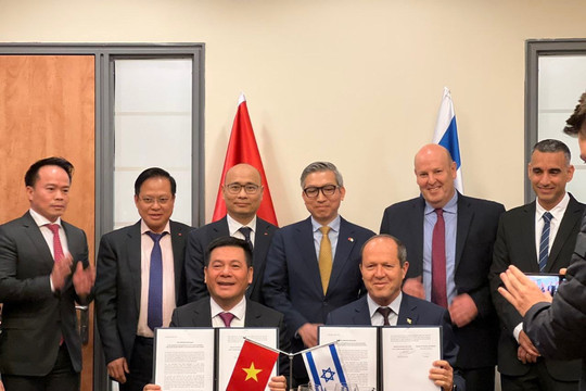 Kết thúc đàm phán Hiệp định Thương mại tự do giữa Việt Nam và Israel