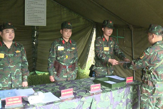 Huyện Phúc Thọ tổ chức diễn tập động viên thực hành huy động quân nhân dự bị năm 2023