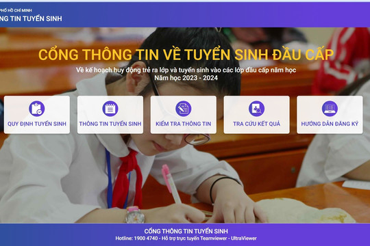Tuyển sinh online đầu cấp tại thành phố Hồ Chí Minh sẽ thế nào?