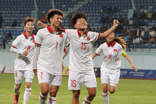 Thắng đậm tuyển nữ Nepal, đội tuyển nữ Việt Nam rộng cửa đi tiếp tại vòng loại Olympic 2024