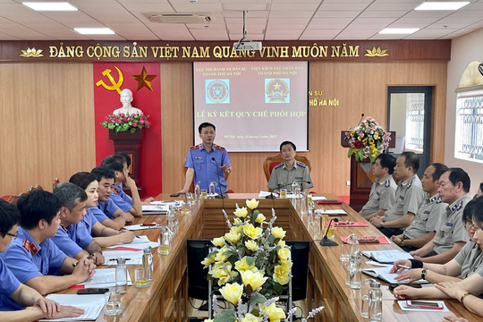 Hà Nội tăng cường sự lãnh đạo của Đảng đối với công tác thi hành án dân sự