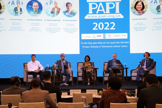 Công bố PAPI năm 2022: Hà Nội thuộc nhóm các tỉnh, thành phố có tổng điểm cao nhất