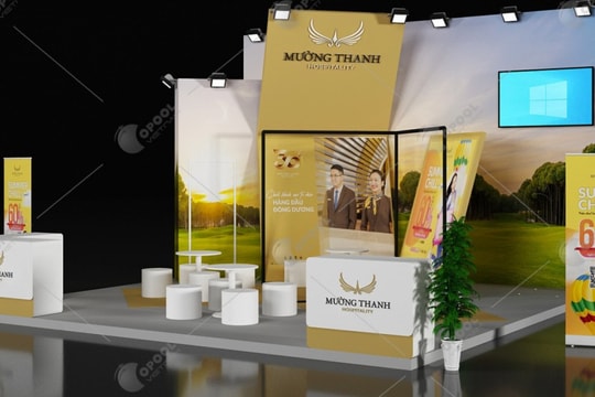 Gian hàng truyền cảm hứng của Tập đoàn Mường Thanh tại Hội chợ du lịch Quốc tế VITM Hà Nội 2023