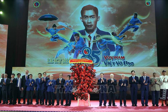 Chủ tịch nước Võ Văn Thưởng dự kỷ niệm 85 năm thành lập môn phái Vovinam Việt Võ Đạo