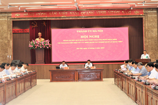 Đảng bộ Hà Nội triển khai hiệu quả phần mềm “Sổ tay đảng viên điện tử”