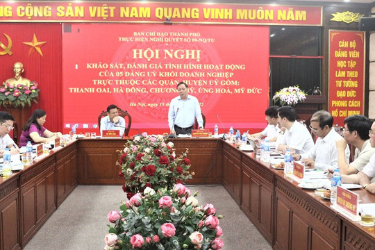 Quý I-2023, Hà Nội thành lập được 29 tổ chức Đảng trong các doanh nghiệp ngoài khu vực nhà nước