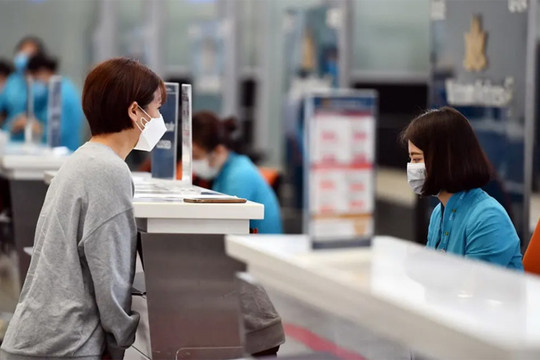Thí điểm ứng dụng căn cước công dân gắn chíp xác thực hành khách tại sân bay Nội Bài