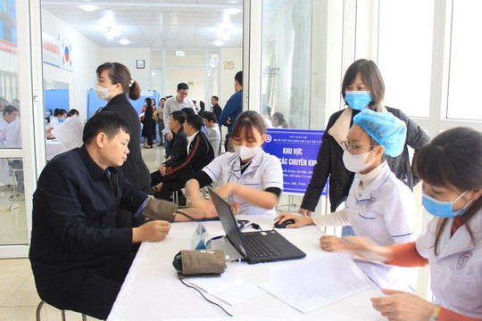Hơn 180.000 người dân Mê Linh được khám sức khỏe miễn phí