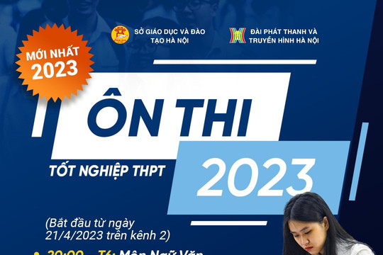 Học sinh Hà Nội có thêm kênh ôn tập tốt nghiệp THPT trên truyền hình