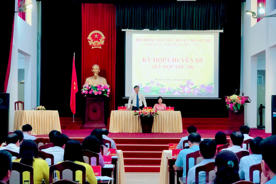 Kỳ họp thứ 10, HĐND huyện Thanh Trì: Giải trình làm rõ nhiều vấn đề đại biểu và cử tri quan tâm
