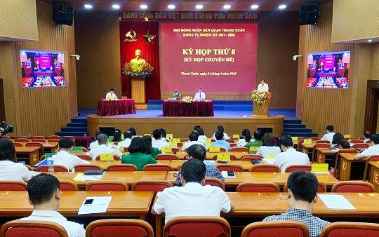HĐND quận Thanh Xuân thông qua 3 nghị quyết về lĩnh vực đầu tư