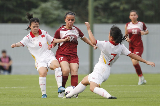 U17 nữ Việt Nam thắng đậm trong trận ra quân vòng loại giải U17 nữ châu Á 2024
