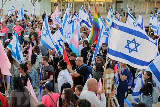 Người dân Israel tiếp tục biểu tình phản đối cải cách tư pháp