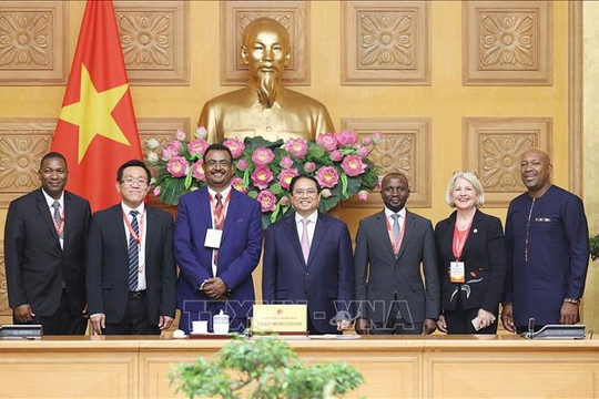 Thủ tướng Phạm Minh Chính tiếp Đoàn lãnh đạo Bộ Nông nghiệp các nước