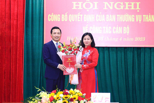 Đồng chí Doãn Trung Tuấn giữ chức Bí thư Đảng ủy Khối các cơ quan thành phố Hà Nội