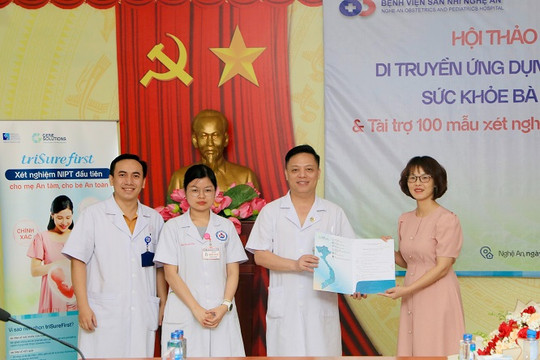 Xét nghiệm NIPT triSureFirst miễn phí cho thai phụ tại Bệnh viện Sản Nhi Nghệ An