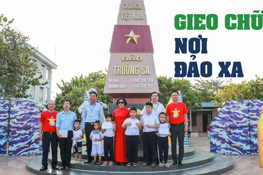 Gieo chữ nơi đảo xa