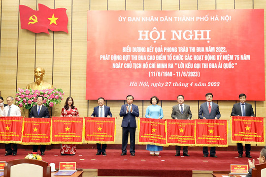 Hà Nội phát động đợt thi đua cao điểm kỷ niệm 75 năm Ngày Chủ tịch Hồ Chí Minh ra ''Lời kêu gọi thi đua ái quốc''
