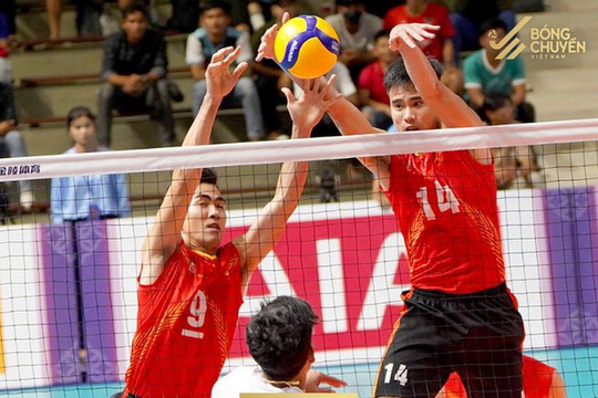 Bóng chuyền nam Việt Nam thắng áp đảo Myanmar trận ra quân SEA Games 32