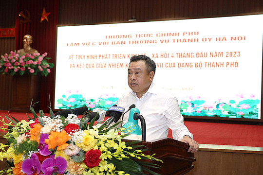 Hà Nội nêu 5 nhóm kiến nghị với Thường trực Chính phủ