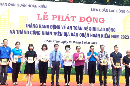 Quận Hoàn Kiếm đẩy mạnh xây dựng văn hóa an toàn lao động