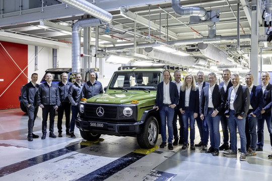 Chiếc Mercedes-Benz G-Class thứ nửa triệu xuất xưởng sau 44 năm