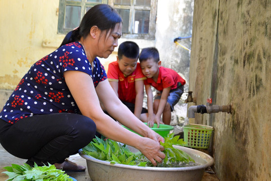 Chất lượng nước sinh hoạt của hộ gia đình Việt Nam được nâng cao