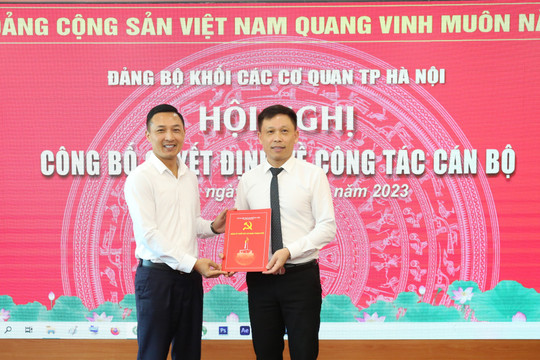 Đồng chí Nguyễn Thành Lợi giữ chức vụ Bí thư Đảng ủy Báo Kinh tế & Đô thị